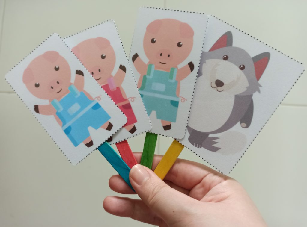 three little pigs characters printable