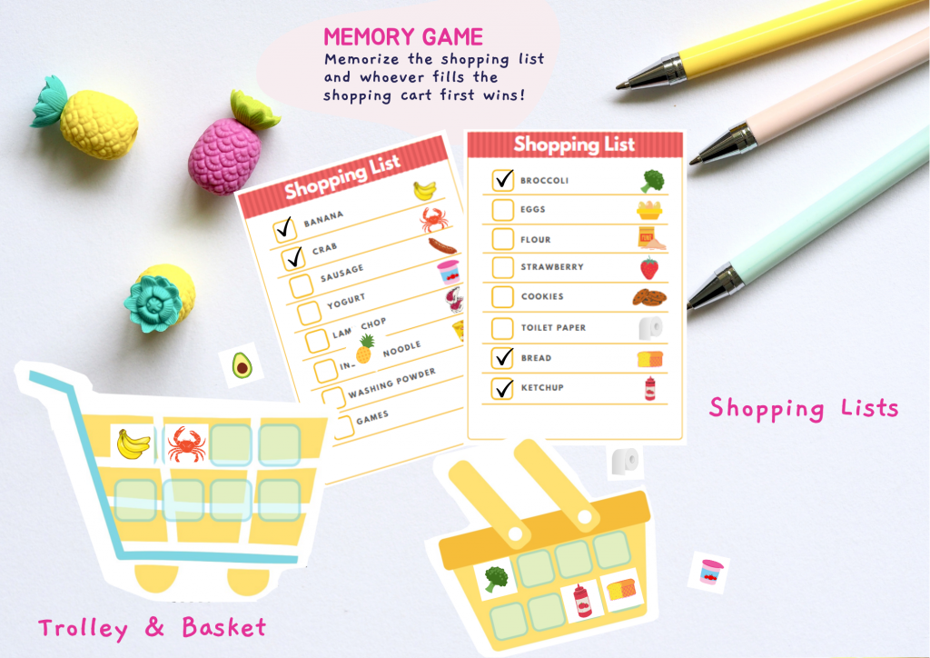 Educational Game for Kids: Grocery Shopping List - Tater Tots Co.
