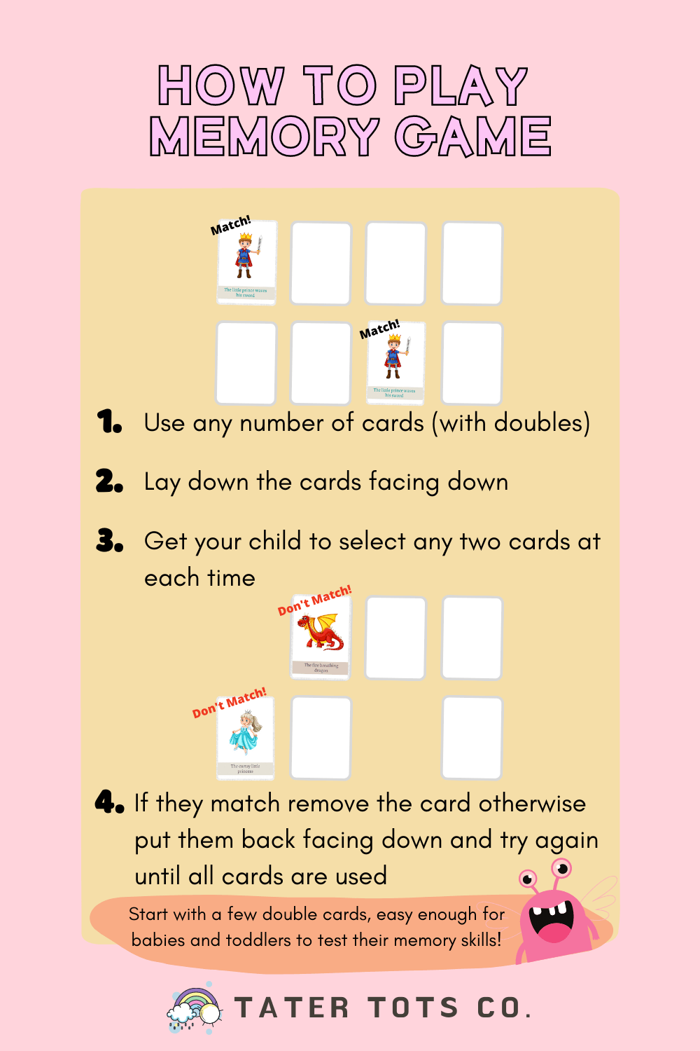 SNAP card game: fantasy, princess-themed free download - Tater Tots Co.