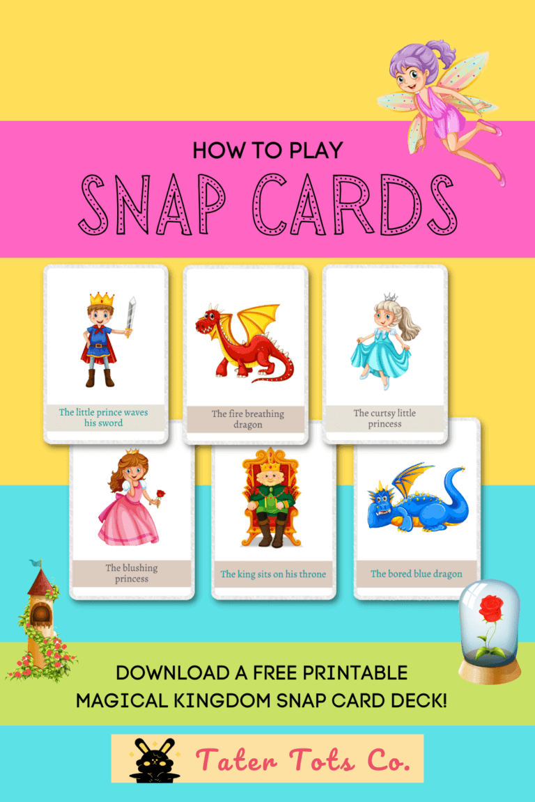 Fun and Educational: How to play SNAP card games for Toddlers and Young Kids