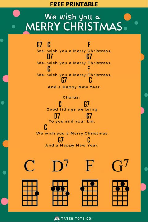 hensigt Minde om tilpasningsevne Have A Jolly Good Christmas With These All Time Favorite Super Easy to play Ukulele  Christmas Songs - Tater Tots Co.