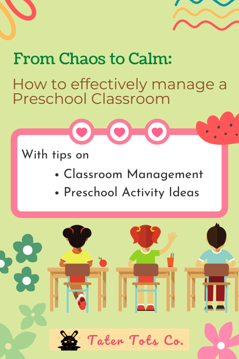 From Chaos to Calm: How to effectively manage a Preschool Classroom