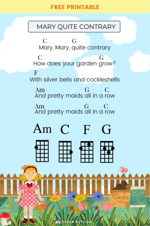 Mary, Mary, Quite Contrary: Download the PDF printable version here