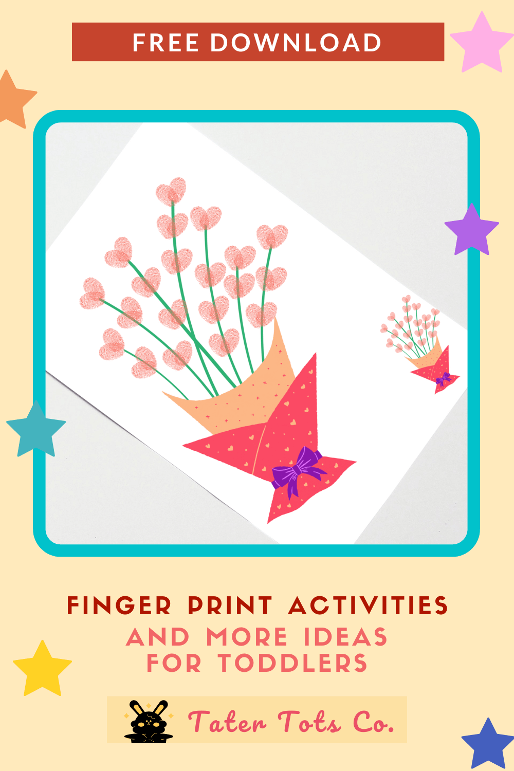 Free Printable Finger Print Art Activities And more Ideas for Toddlers 003