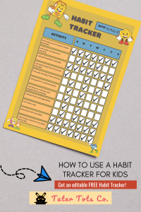 How to use a habit tracker for kids free editable template printable 002