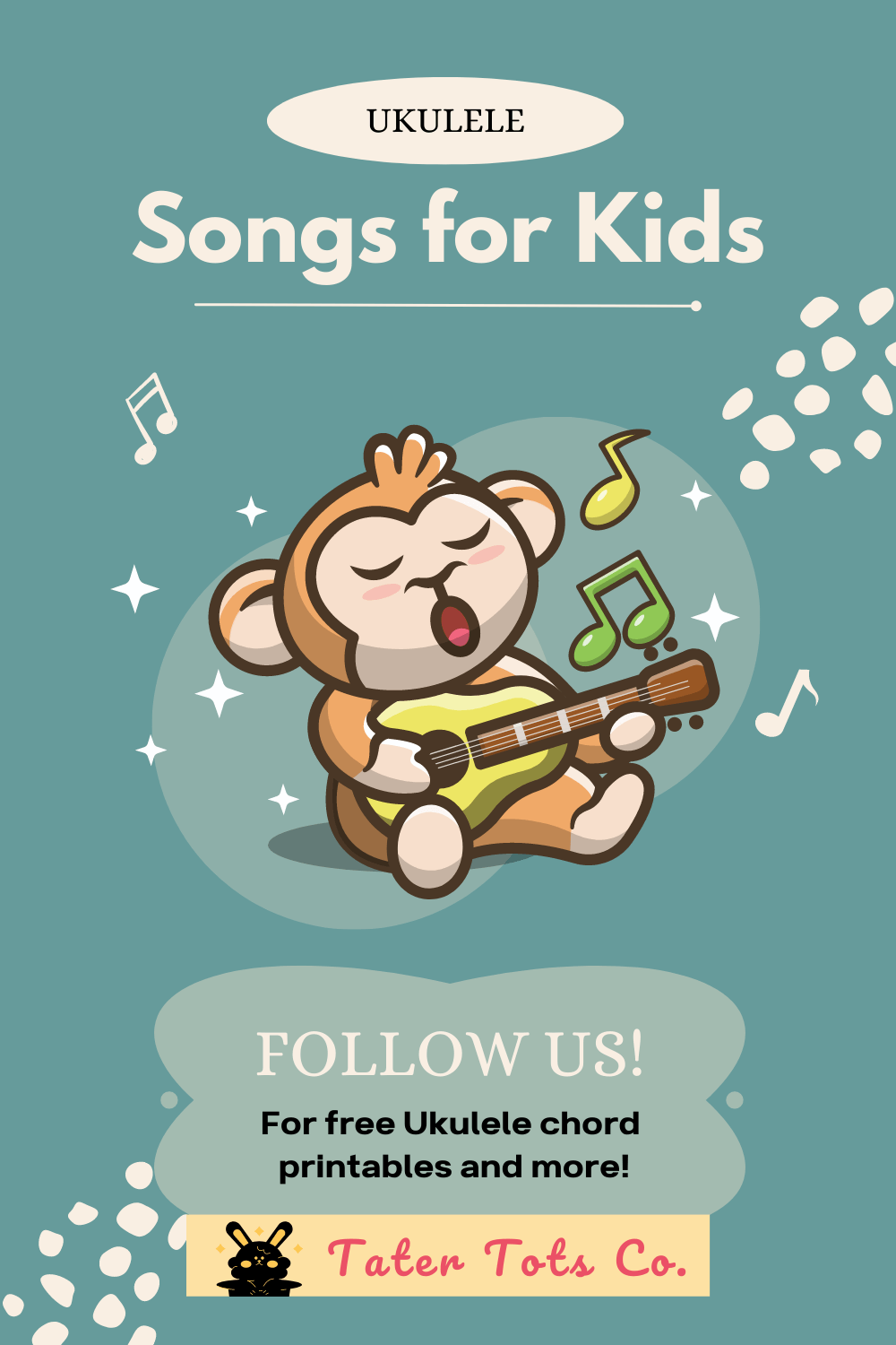 free ukulele chord printables for kids 002