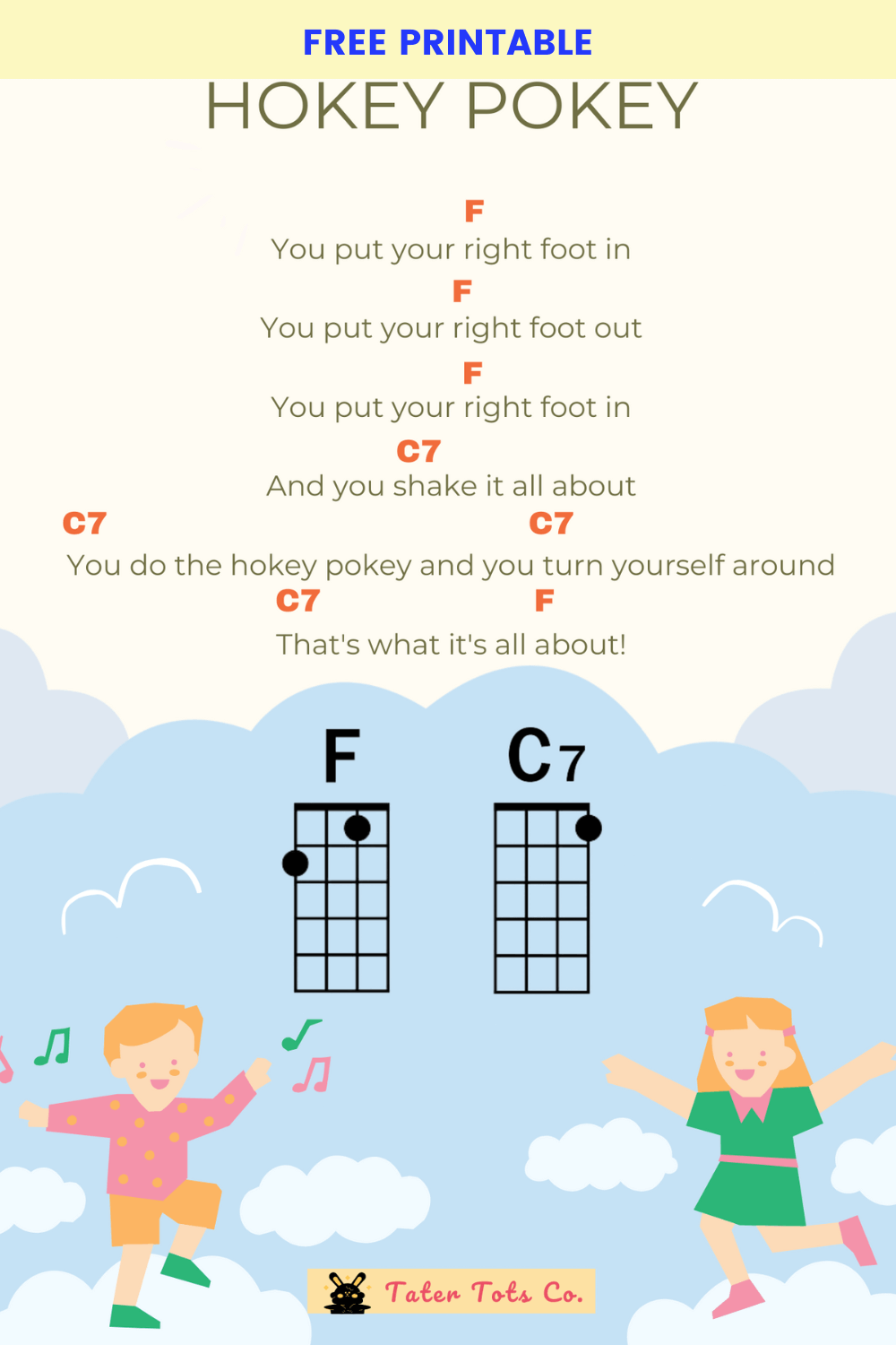 Printable Basic Ukulele Chords