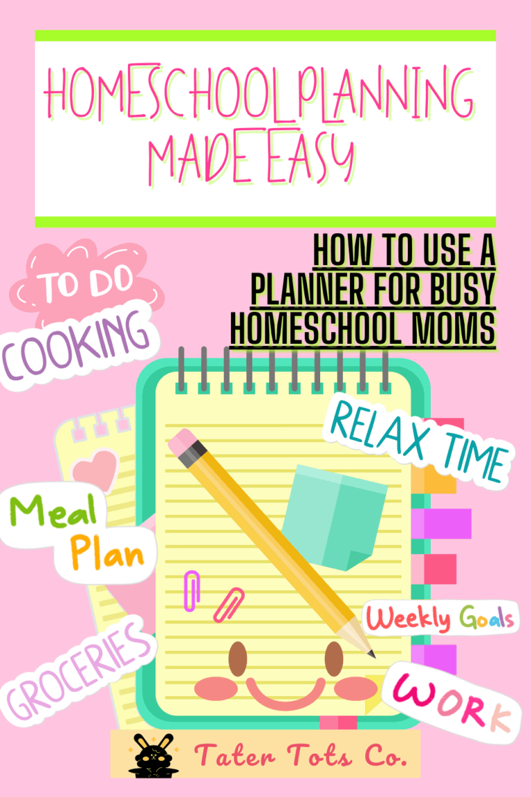 Homeschool Planning Made Easy: How to Use a Homeschool Planner for Busy Homeschool Moms