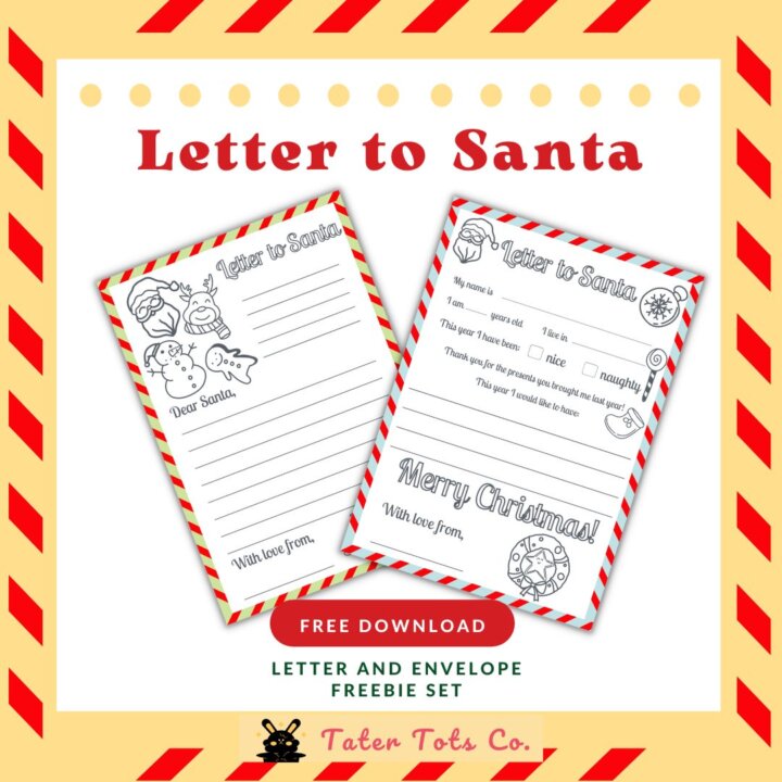 Letter to santa free printable