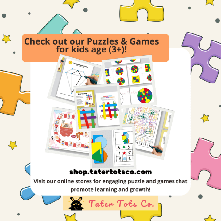 puzzles and games section tater tots co