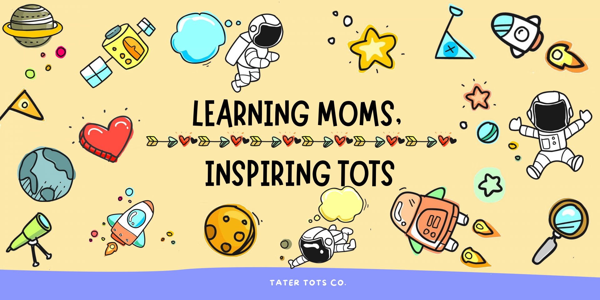 Tater Tots Co. Education Site Banner Main Page